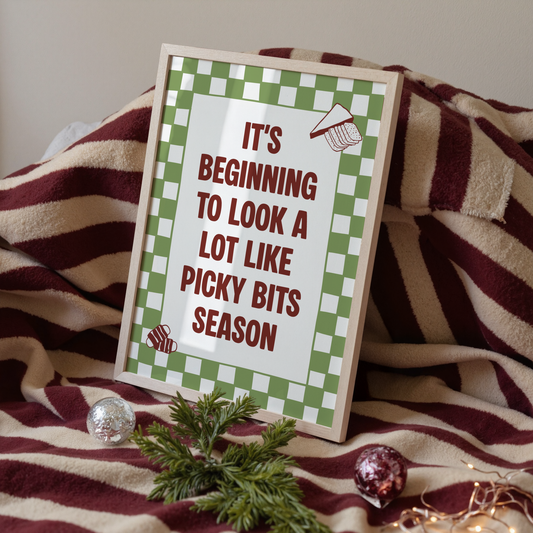 It's Beginning to Look a Lot Like Picky Bits Season Print
