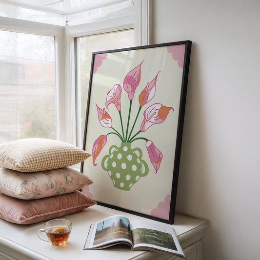 Calla Lily Vase Print