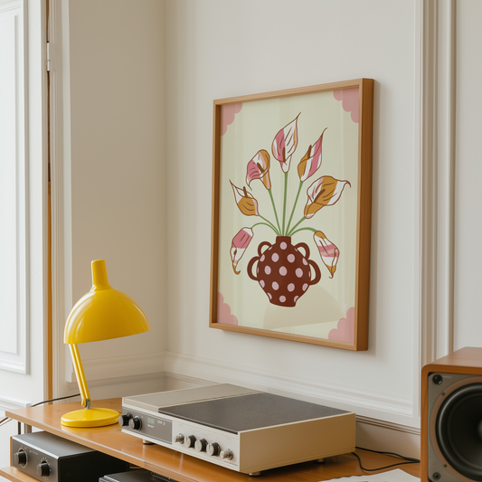 Calla Lily Vase Print