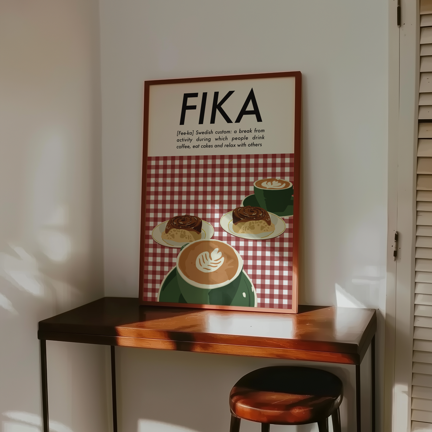 Fika Coffee Print