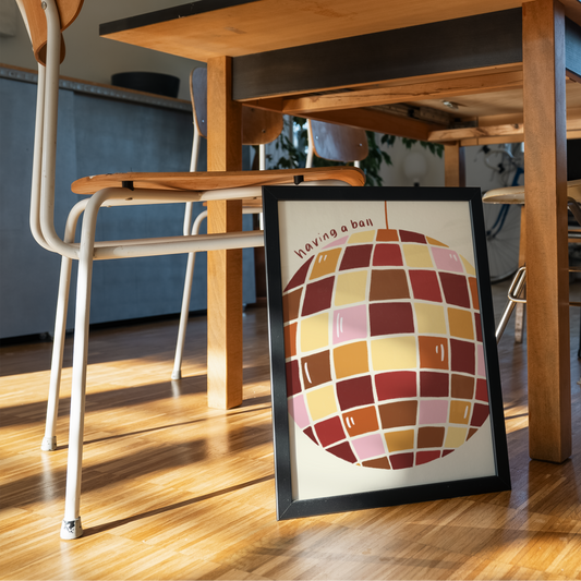 Having a Ball Disco Print