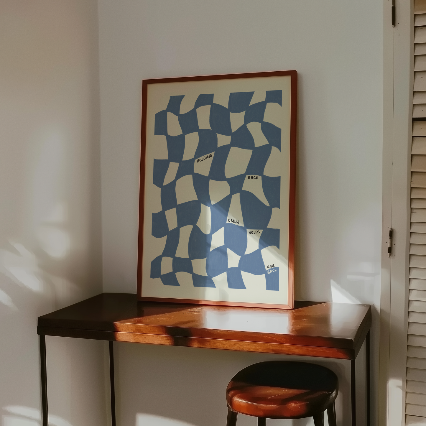 Holding Back Only Holds You Back Print