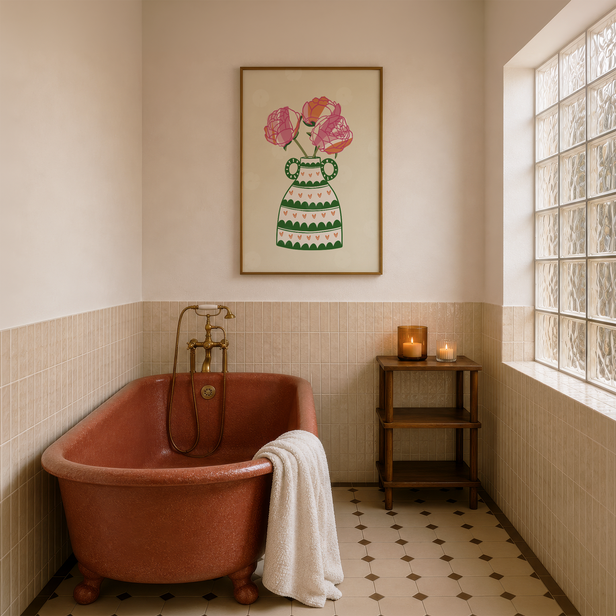 Peonies Vase Print