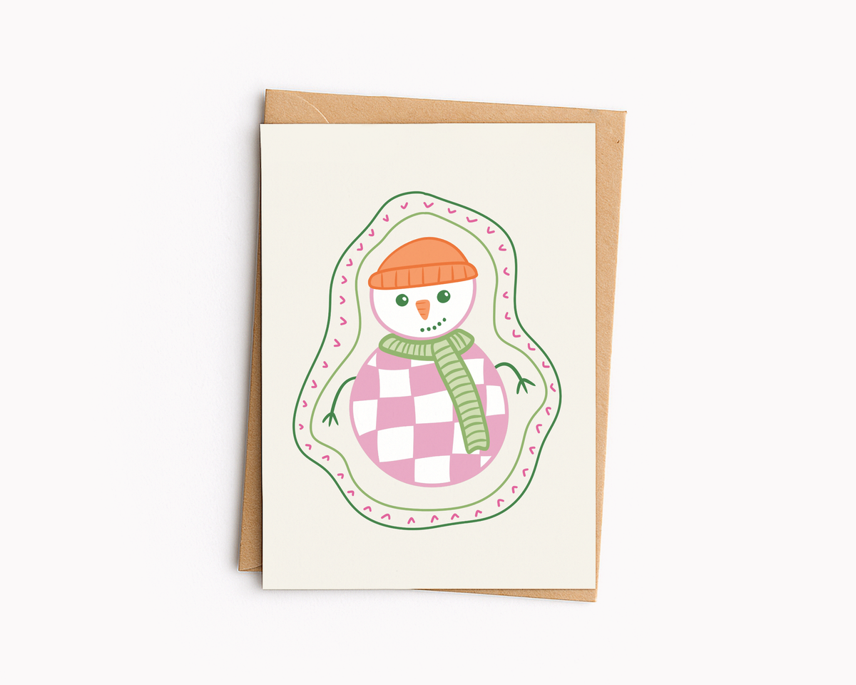 Snowman Greetings Card