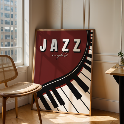 Jazz Nights Print