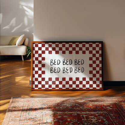 Bed Bed Bed Print