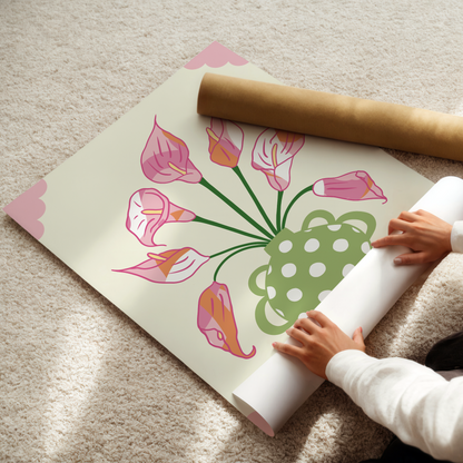 Calla Lily Vase Print