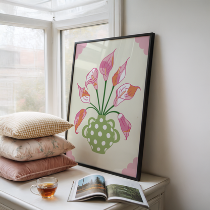Calla Lily Vase Print