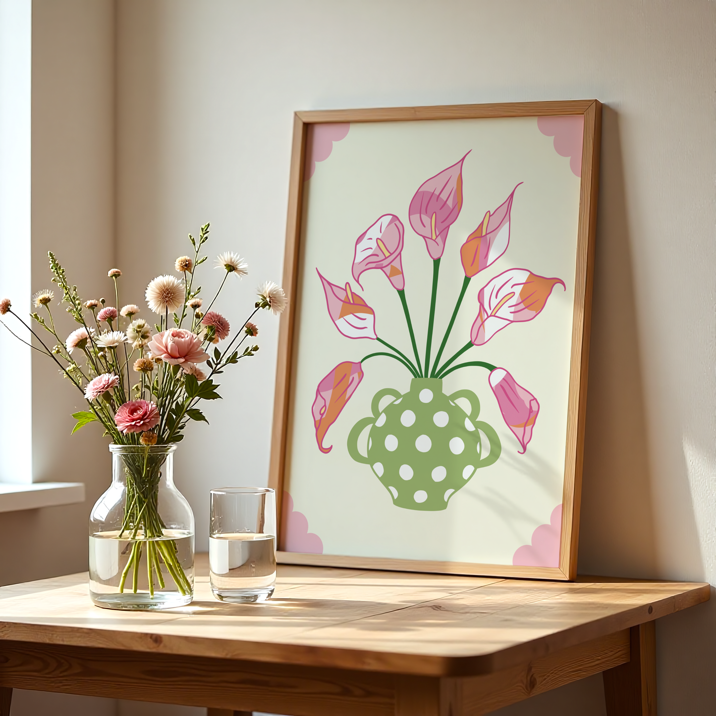 Calla Lily Vase Print