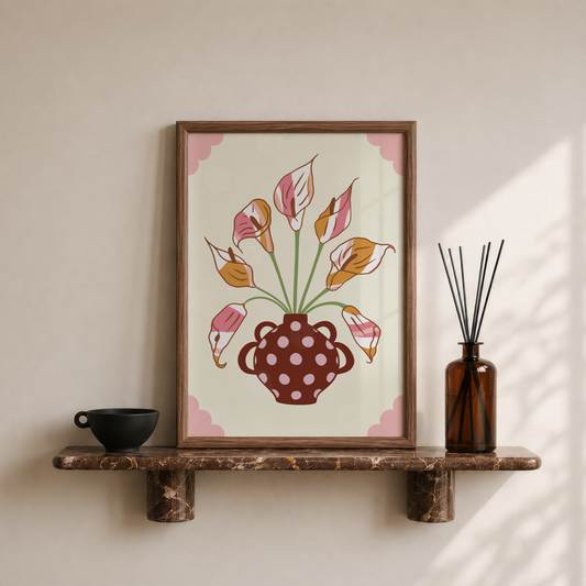 Calla Lily Vase Print
