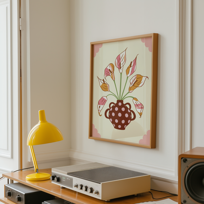 Calla Lily Vase Print