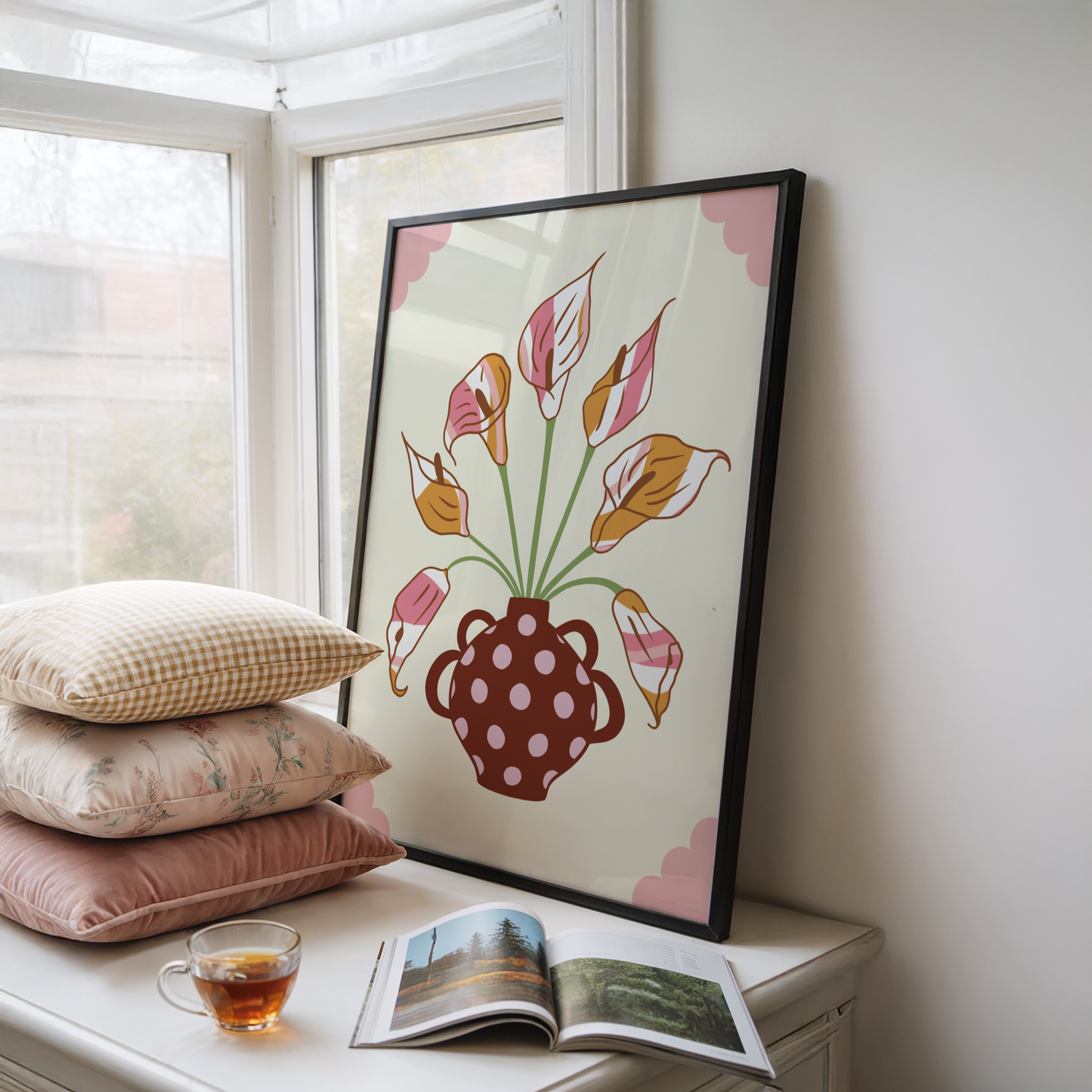 Calla Lily Vase Print
