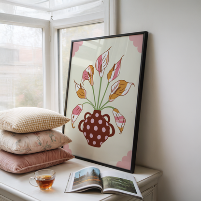 Calla Lily Vase Print