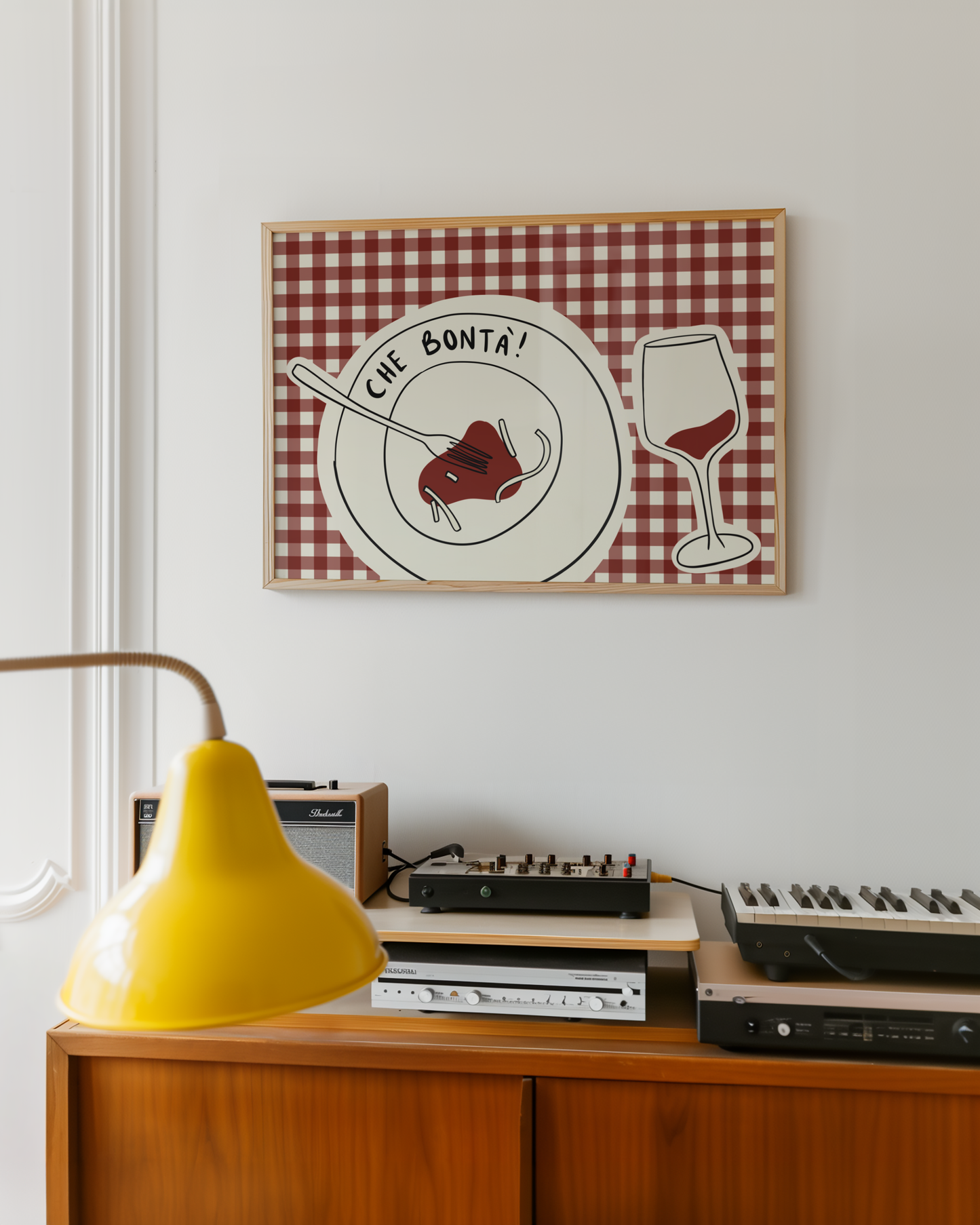 Che Bontá Pasta and Wine Print