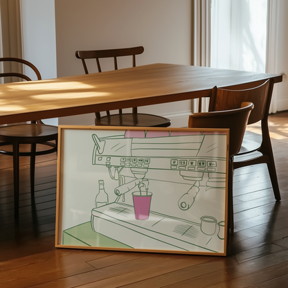 Coffee Machine Print