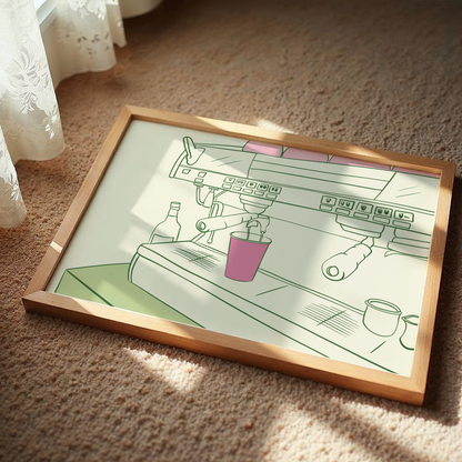 Coffee Machine Print