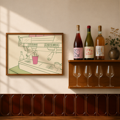 Coffee Machine Print