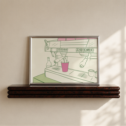 Coffee Machine Print