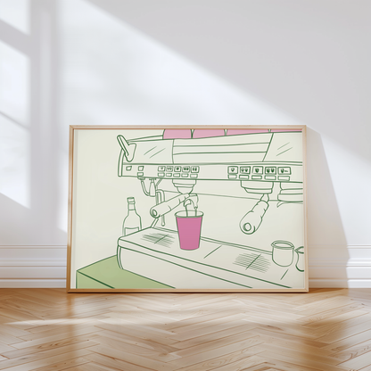 Coffee Machine Print