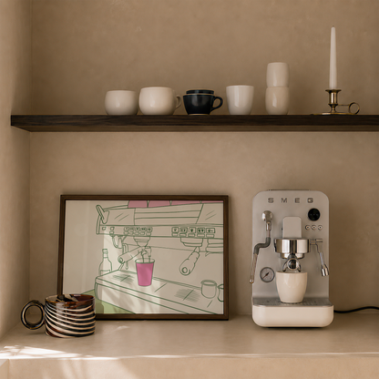 Coffee Machine Print