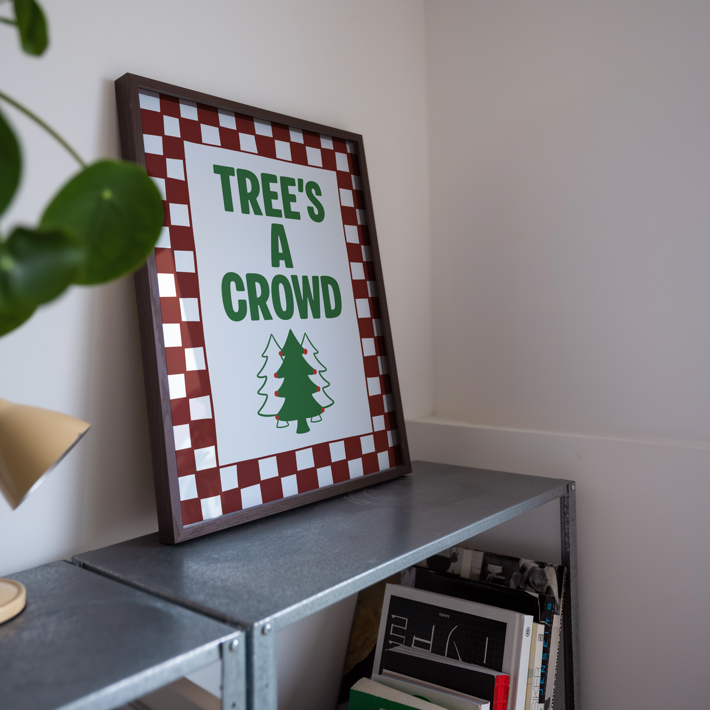 Tree's A Crowd Christmas Print