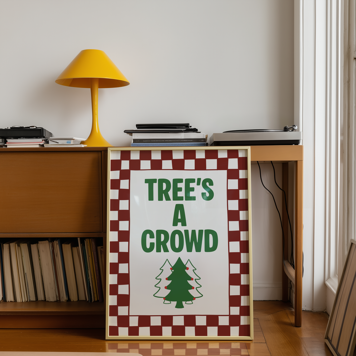 Tree's A Crowd Christmas Print