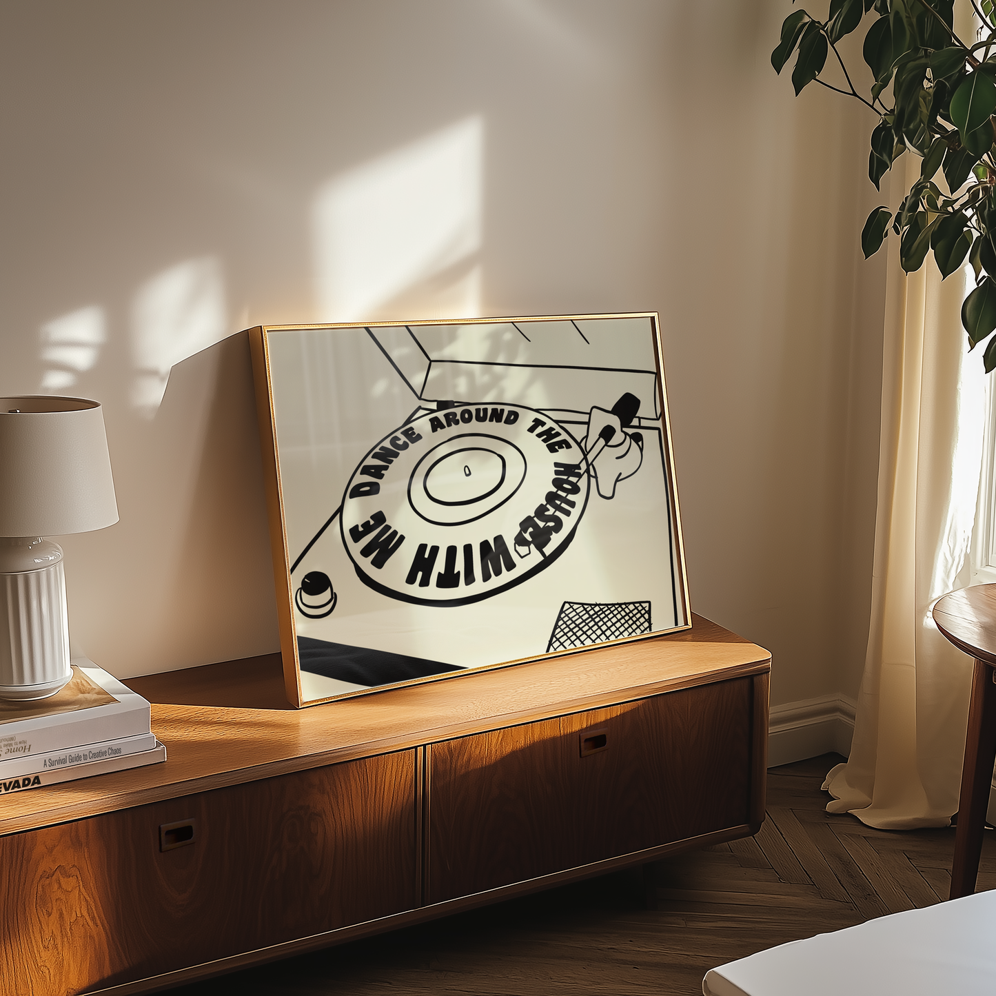 Dance Around the House With Me Vinyl Print