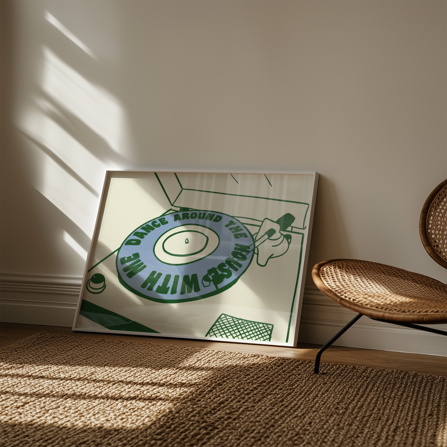 Dance Around the House With Me Vinyl Print