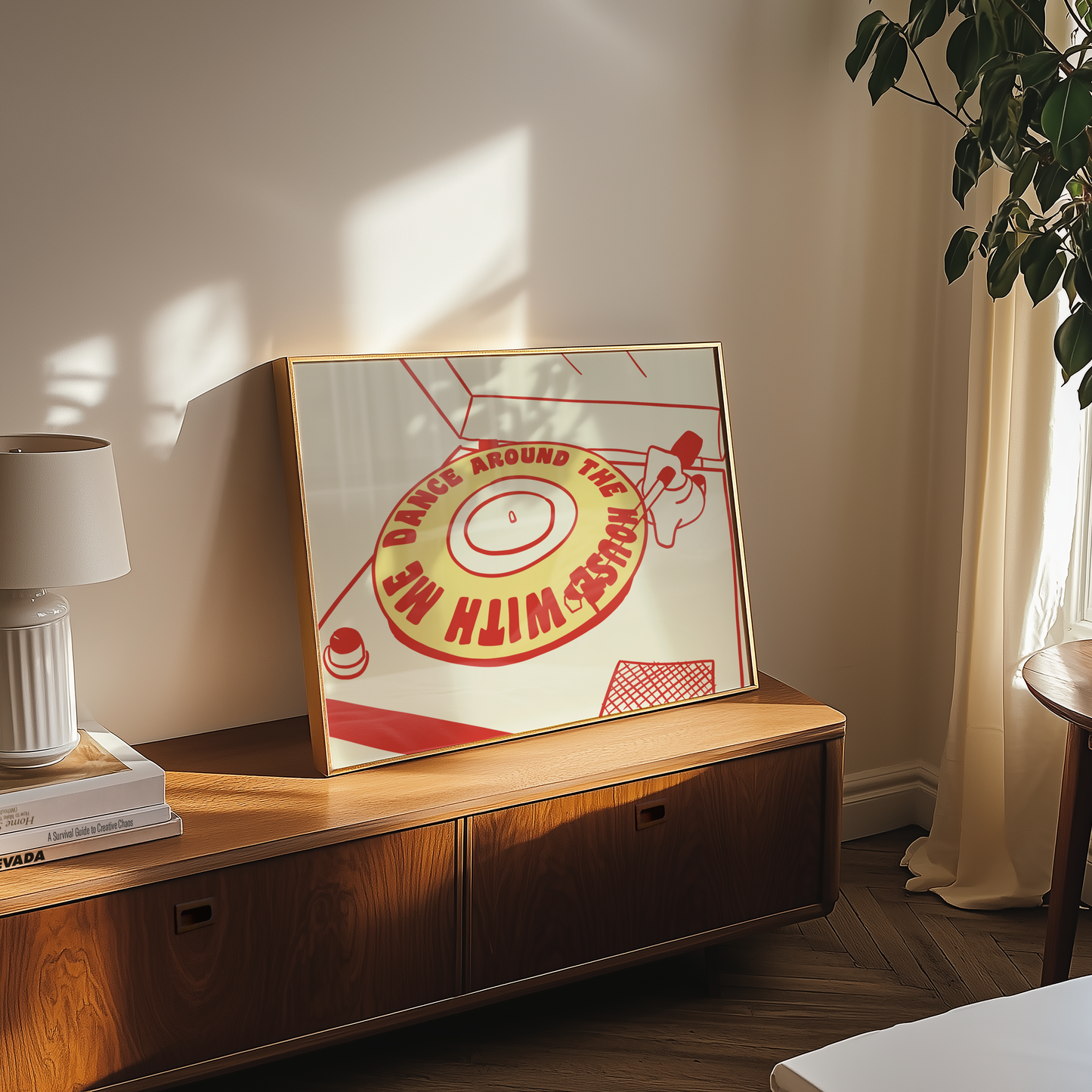 Dance Around the House With Me Vinyl Print