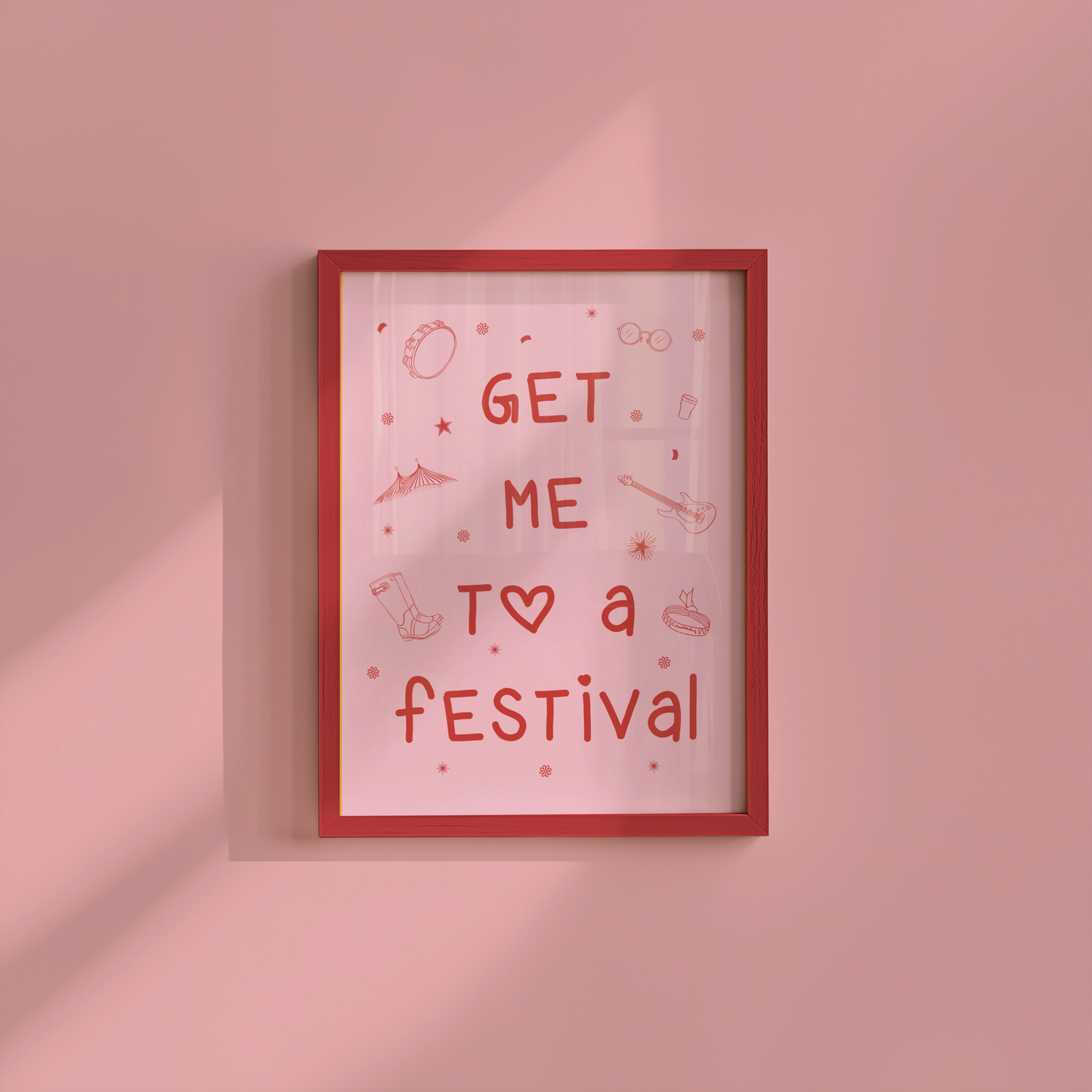 Get me to a Festival Print
