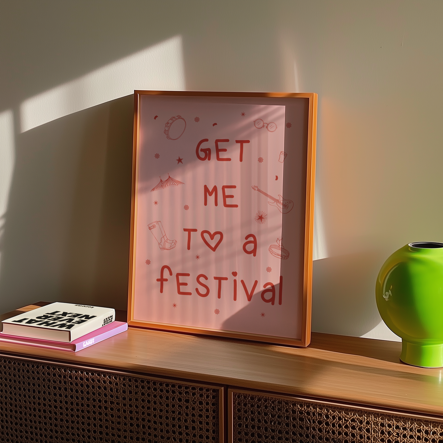 Get me to a Festival Print