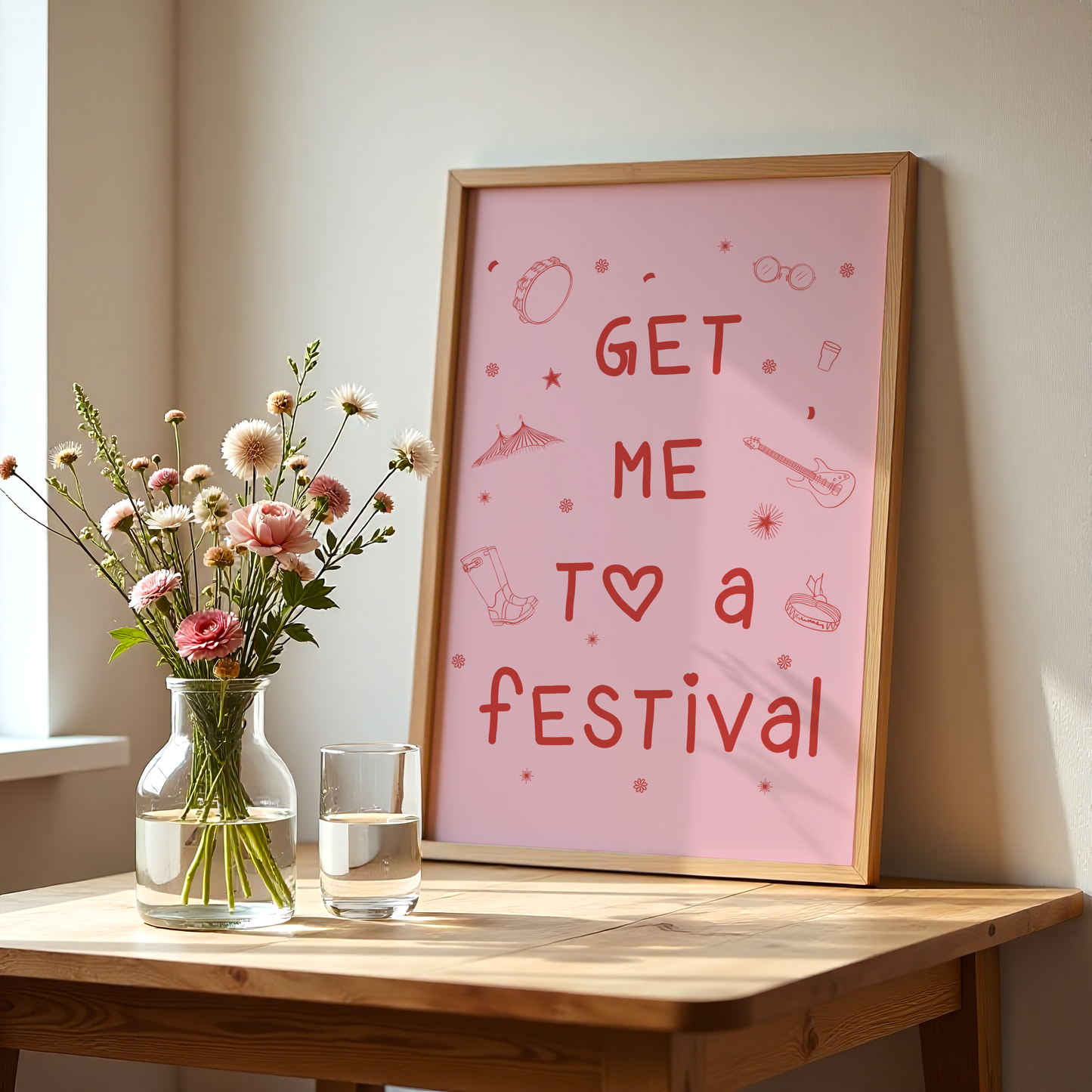 Get me to a Festival Print