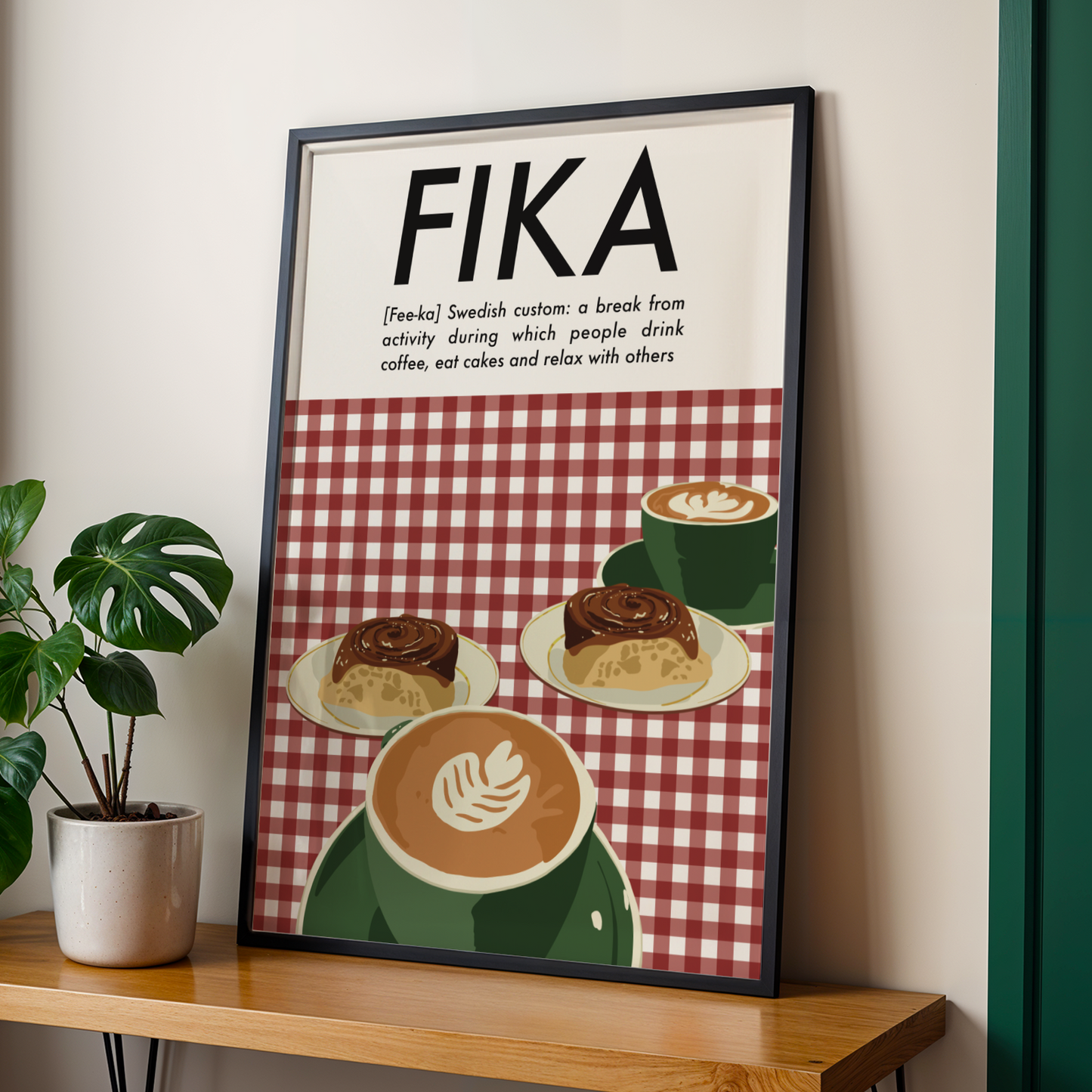 Fika Coffee Print