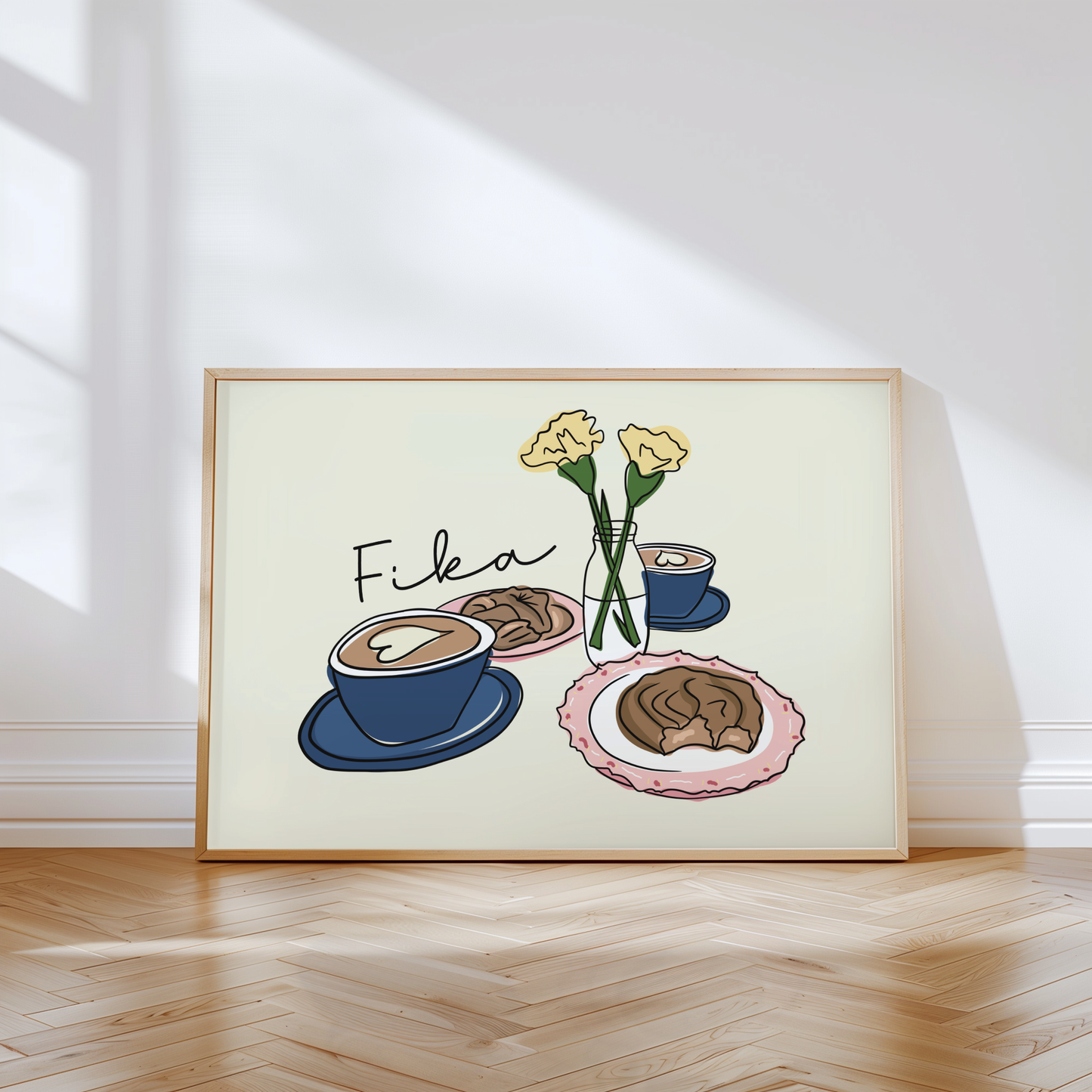 Fika Coffee Print