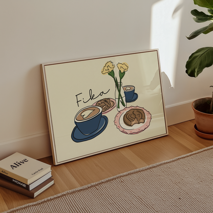 Fika Coffee Print
