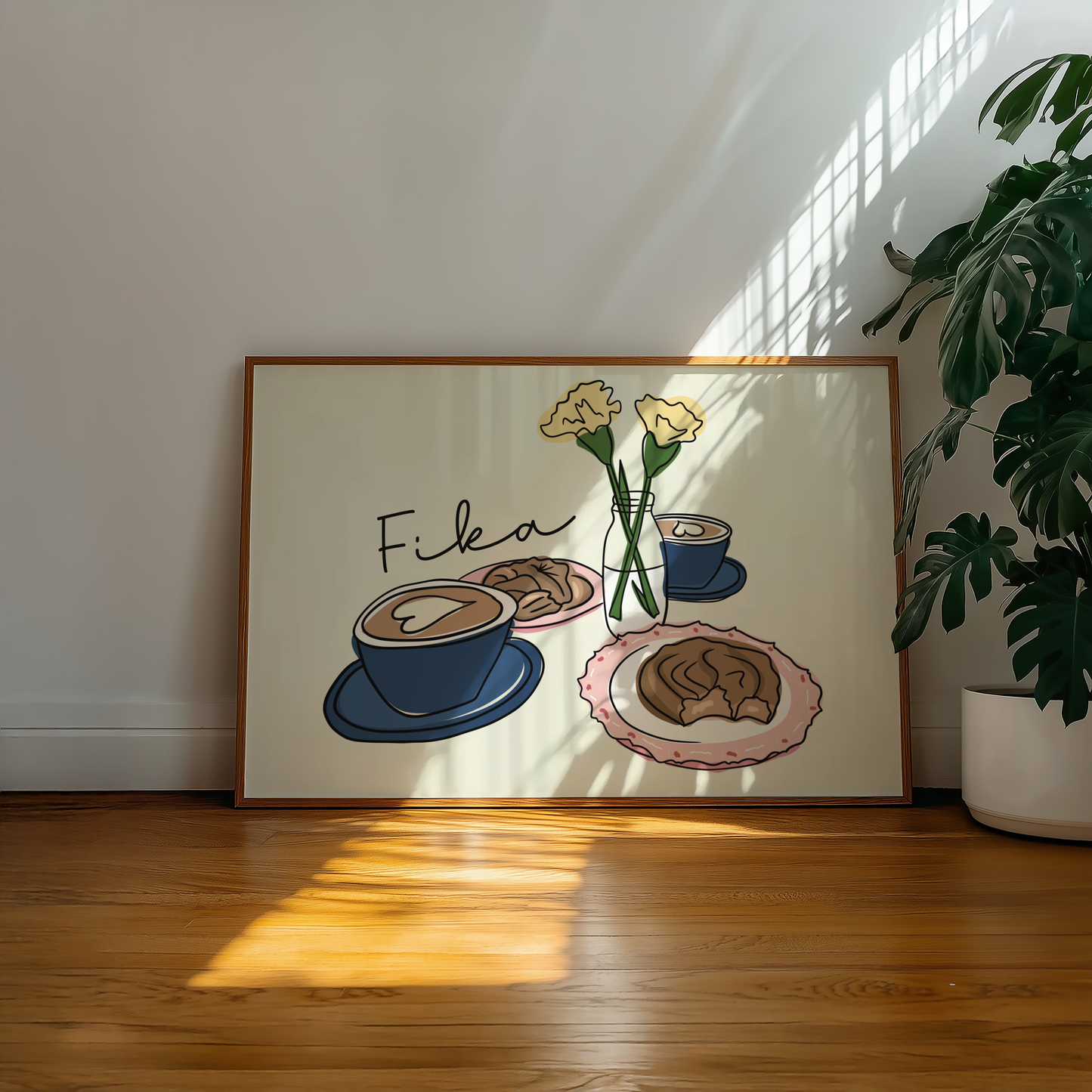 Fika Coffee Print