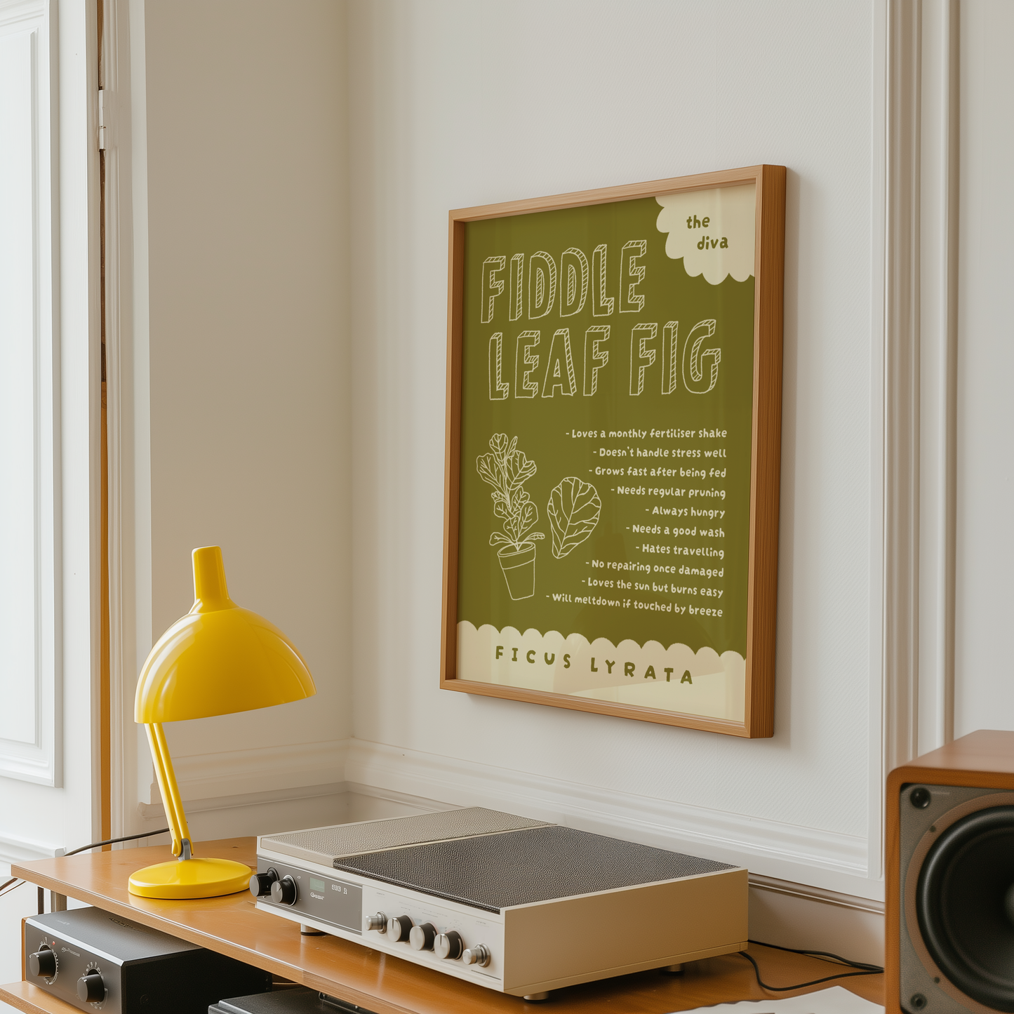 Fiddle Leaf Fig Poster Print