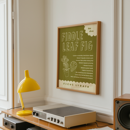 Fiddle Leaf Fig Poster Print