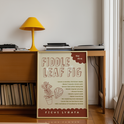 Fiddle Leaf Fig Poster Print