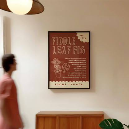 Fiddle Leaf Fig Poster Print
