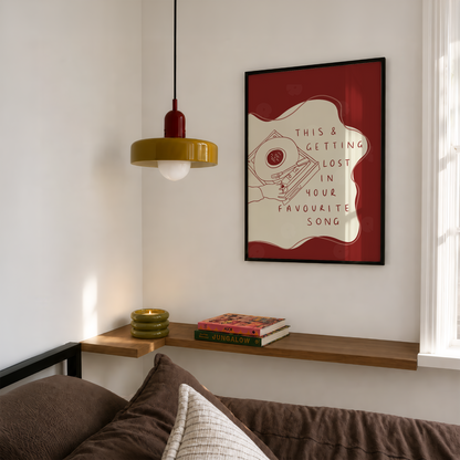 Vinyl Record Player Print
