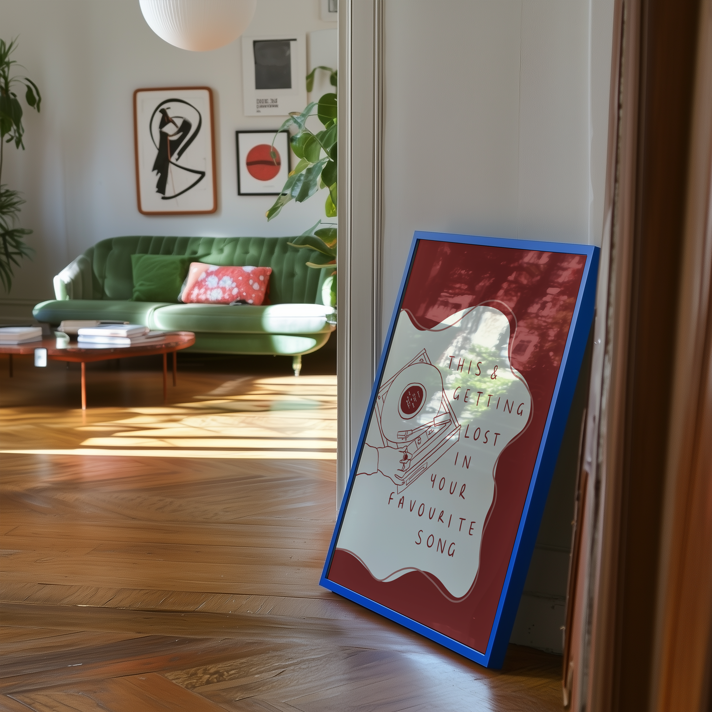 This And Getting Lost In Your Favourite Song Vinyl Record Player Print