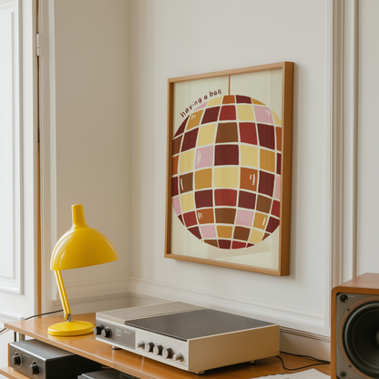Having a Ball Disco Print