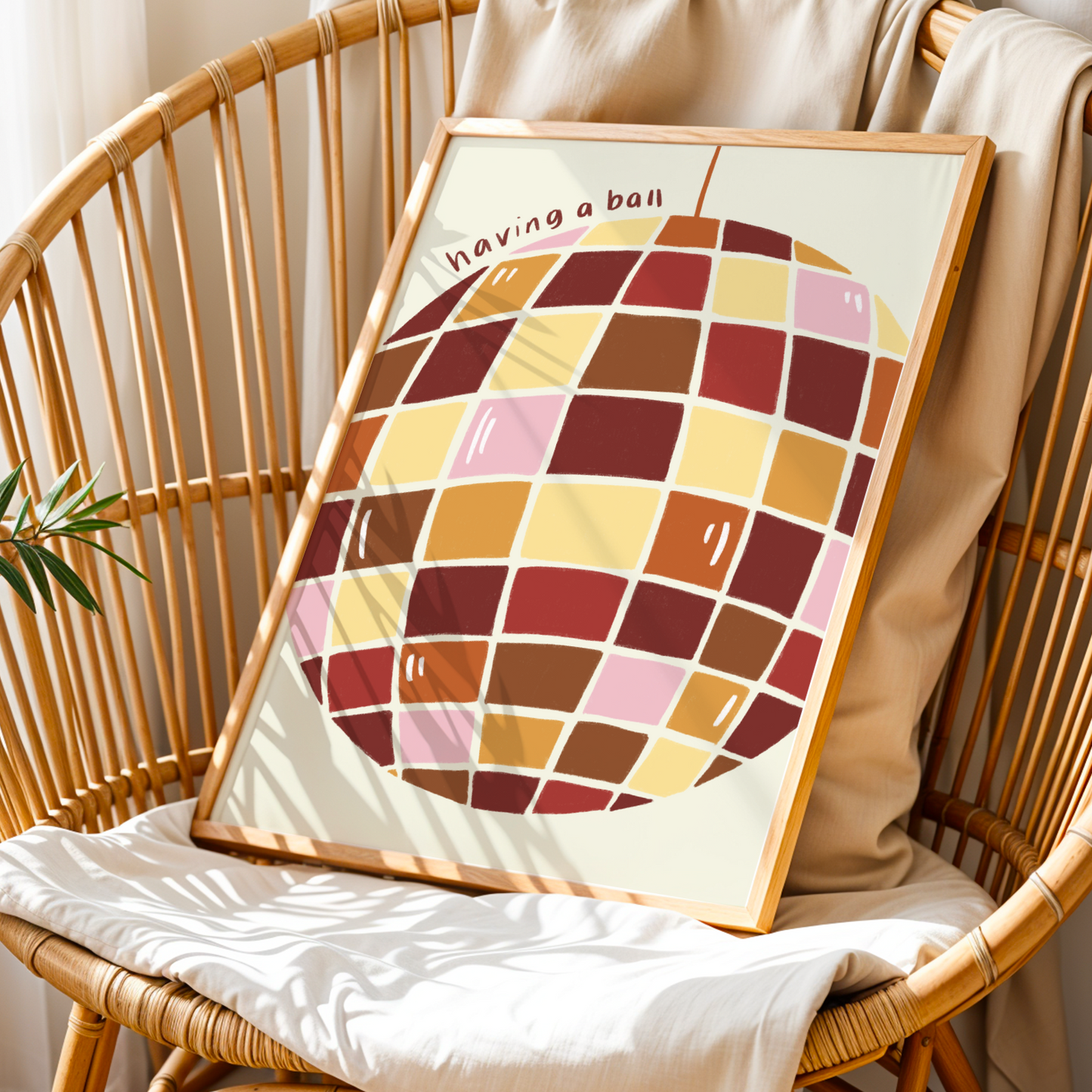 Having a Ball Disco Print