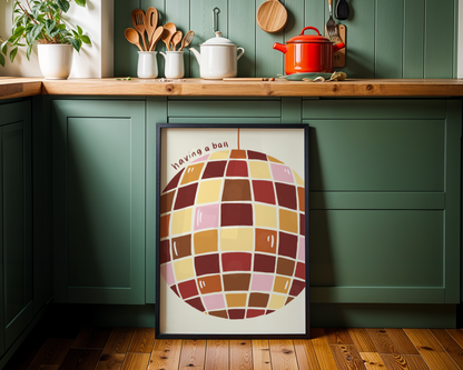 Having a Ball Disco Print