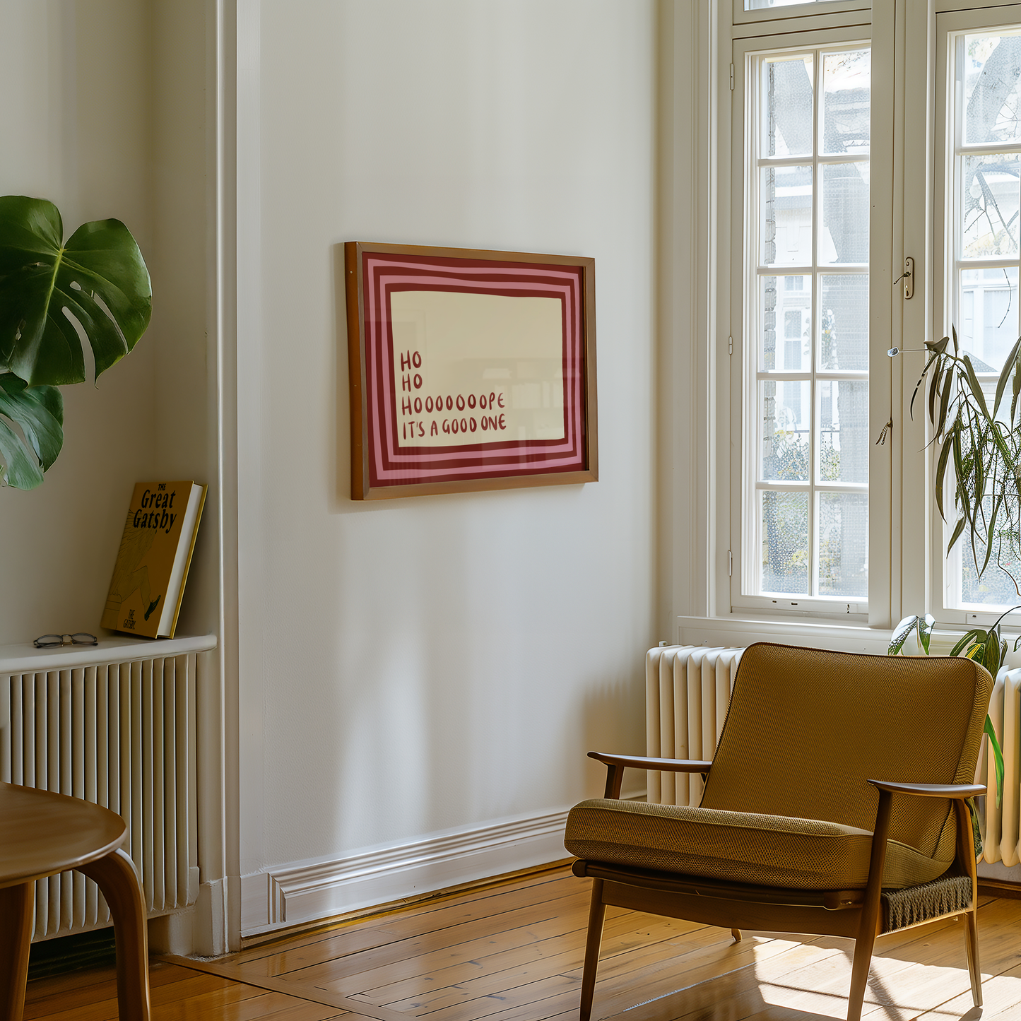 Ho Ho Hope It's a Good One Christmas Print