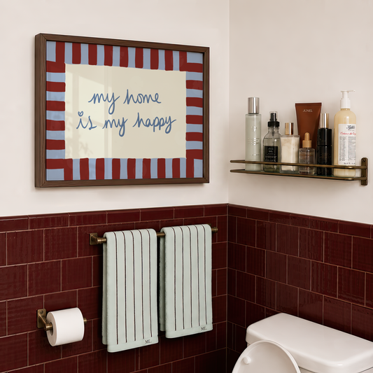 My Home is My Happy Print
