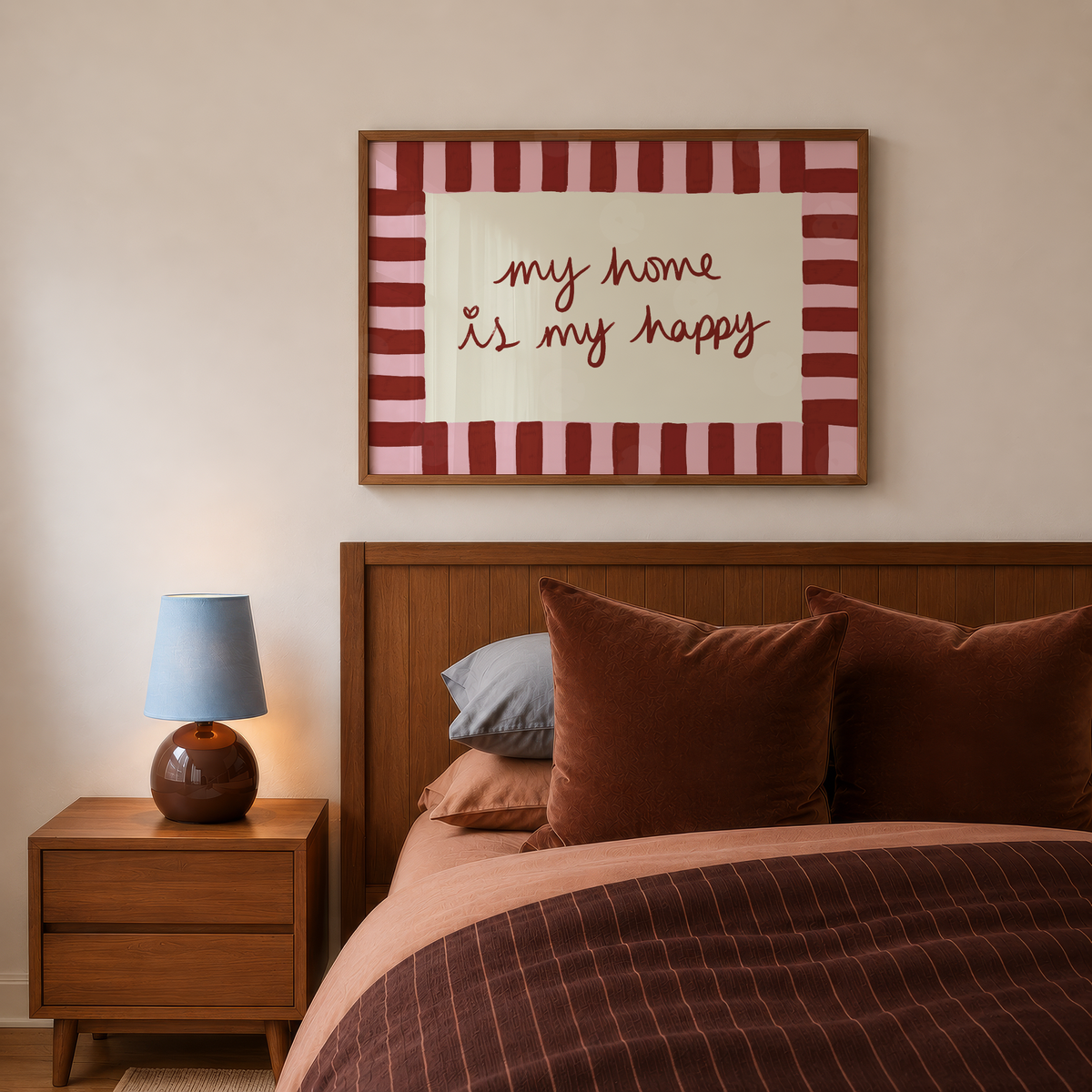 My Home is My Happy Print