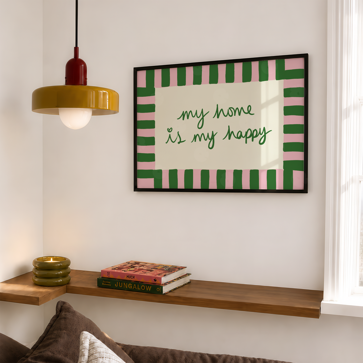 My Home is My Happy Print