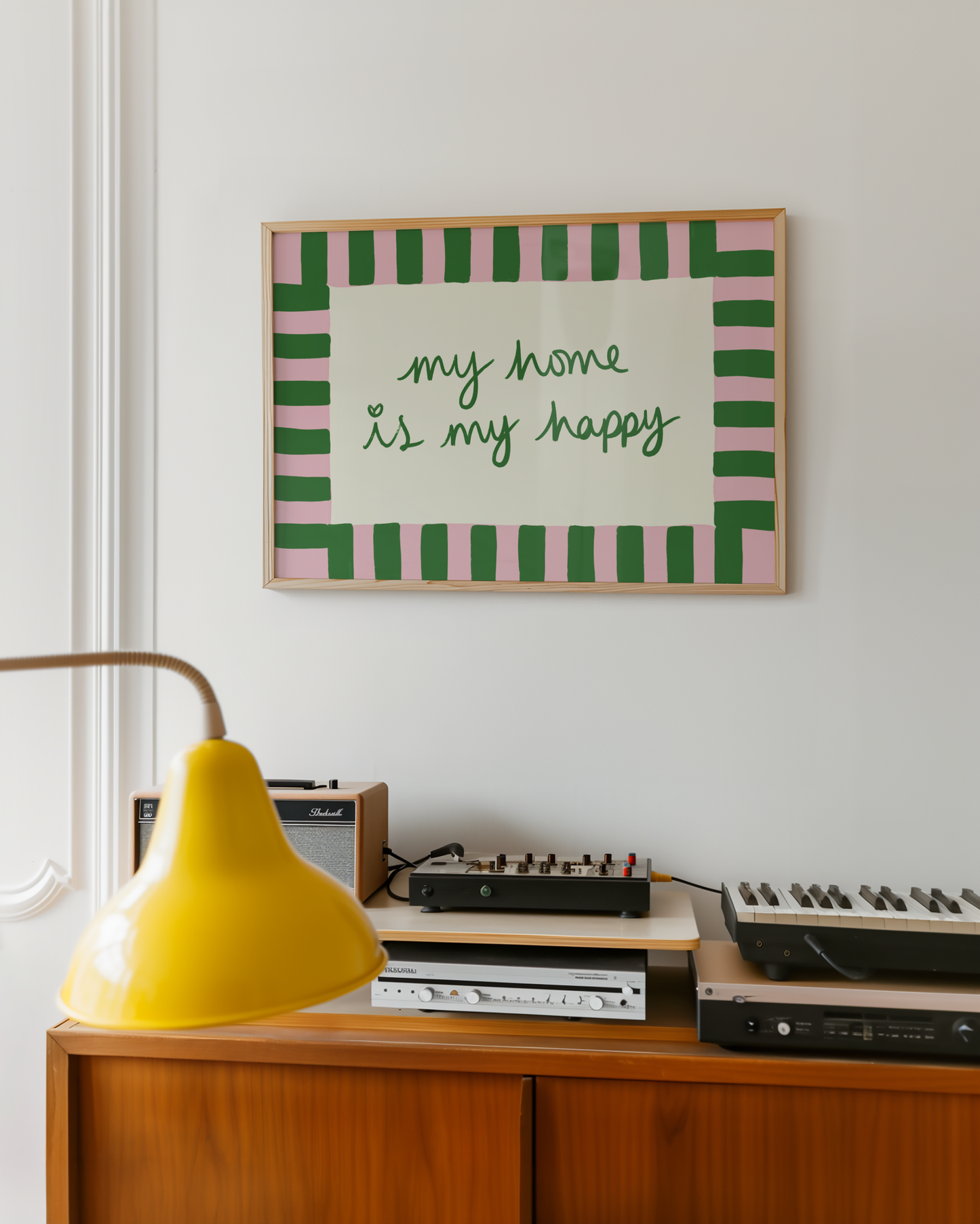 My Home is My Happy Print